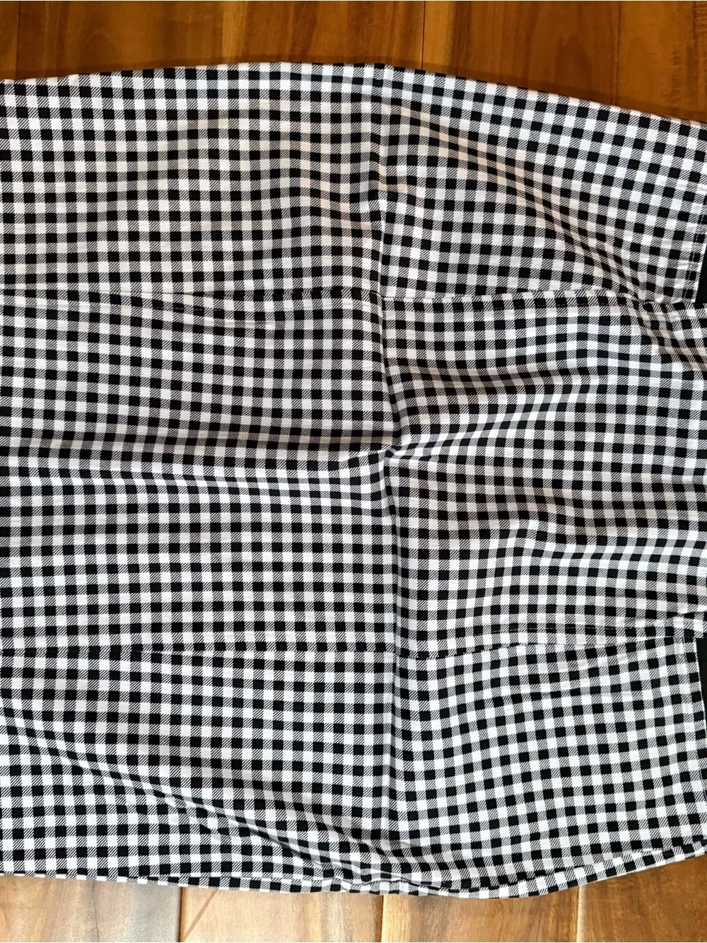 Ricki's Black and White Microtwill Gingham Pencil Skirt - Picture 2 of 3